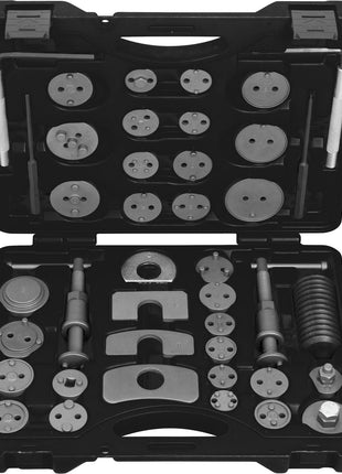 KS TOOLS Juego de herramientas para restablecer el pistón de freno, 41 piezas (150.1970)