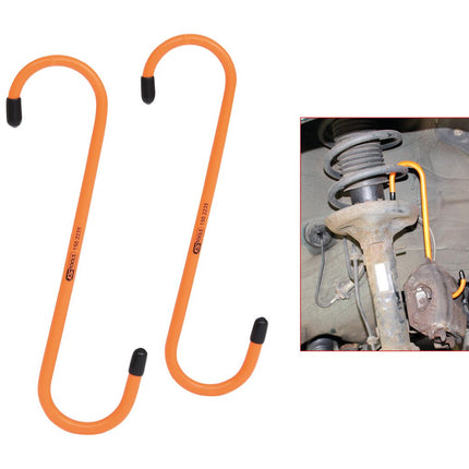 KS TOOLS Kit universel de crochets, rigides, 2 pcs ( 150.2235 )