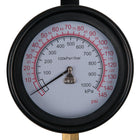 KS TOOLS Manometer Ø 100,0 mm, 0 - 10 bar mit 1/4