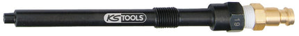 KS TOOLS Adapteur bougies de préchauffage, M10x1,0 avec filetage extérieur, longueur 135 mm ( 150.3679 )