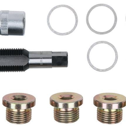 KS TOOLS Ölablassschrauben-Gewindereparatur-Satz, 12-tlg M18 x 1,5 ( 150.4935 ) - Toolbrothers