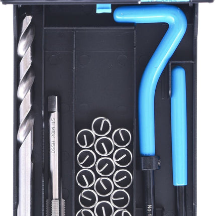 KS TOOLS Nirostahl Gewinde-Reparatur-Satz M10x1,0x14mm, 19-tlg ( 150.6060 ) - Toolbrothers