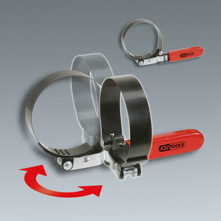 KS TOOLS Clé de filtre à huile orientable 73-85mm ( 150.9378 )