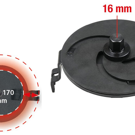 KS TOOLS 3-Arm Universal-Tankgeberschlüssel  ( 150.9388 ) - Toolbrothers