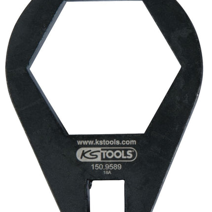 KS TOOLS Clé à douille mâle 3/8', extra plate, 36 mm ( 150.9589 )