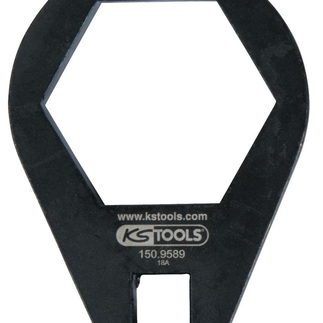 KS TOOLS Clé à douille mâle 3/8', extra plate, 36 mm ( 150.9589 )
