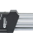 KS TOOLS Fünfstern-Winkelstiftschlüssel-Satz, Bohrung, lang, 9-tlg ( 151.2470 ) - Toolbrothers