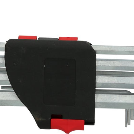 KS TOOLS Jeu de clés mâles coudées à six pans creux, longues, 10 pcs, pouces ( 151.5020 )