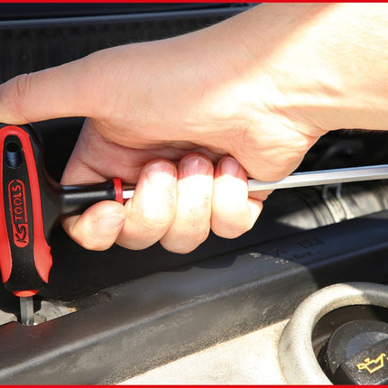 KS TOOLS T-Griff-Innensechskant-Kugelkopf-Schlüssel-Satz, 9-tlg ( 151.8150 ) - Toolbrothers