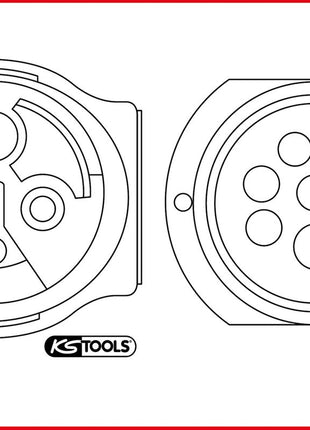 KS TOOLS Kabel-Entriegelungswerkzeug für Rundstecker und Rundsteckhülsen 1,5 / 3,5mm ( 154.0013 ) - Toolbrothers