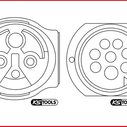 KS TOOLS Kabel-Entriegelungswerkzeug für Rundstecker und Rundsteckhülsen 1,5 / 3,5mm ( 154.0013 ) - Toolbrothers