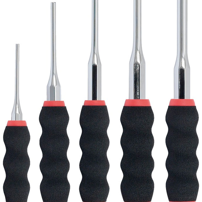 KS TOOLS Durchtreiber-Satz, CrMo, 5-tlg zylindrisch ( 156.0230 ) - Toolbrothers