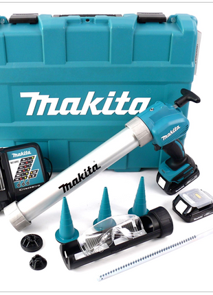 Makita BCG 180 RHEX Akku-Kartuschenpistole 18 V im Koffer inkl. 2 Akkus und Ladegerät - Toolbrothers