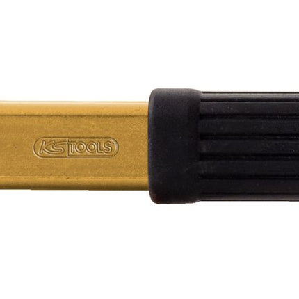 KS TOOLS Flachmeißel mit Handschutzgriff, oval, 300mm ( 162.0114 ) - Toolbrothers