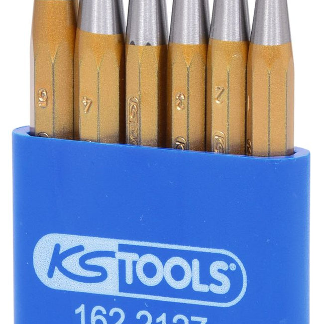 KS TOOLS Jeu de chasses, 6 pcs dans un support en plastique  ( 162.2127 )