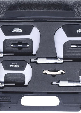 KS TOOLS Coffret de micromètres, 0-100 mm, 4 pcs ( 300.0538 )