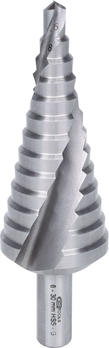 KS TOOLS Forets étagés HSS,Ø 6-30mm, 13 etages ( 330.2304 )