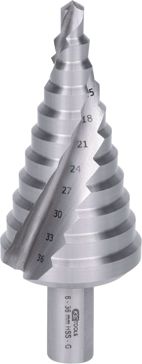 KS TOOLS Forets étagés HSS,Ø 6-36mm, 11 etages ( 330.2318 )