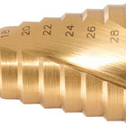 KS TOOLS HSS-TiN Stufenbohrer,Ø 6-30,5mm, 9 Stufen ( 330.2358 ) - Toolbrothers