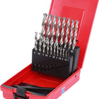 KS TOOLS HSS-G Spiralbohrer-Satz, Kunststoffkassette, 19-tlg 1-10mm ( 330.2620 ) - Toolbrothers