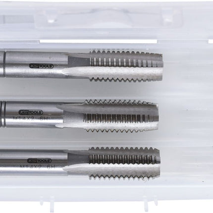 KS TOOLS Jeux de tarauds à main HSS M M, M14x2, 3 pcs ( 331.0140 )