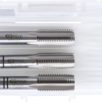 KS TOOLS Jeux de tarauds à main HSS M M, M16x2, 3 pcs ( 331.0160 )