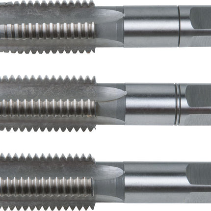 KS TOOLS HSS CO Handgewindebohrer-Satz M, M20x2,5, 3-tlg ( 331.2200 ) - Toolbrothers