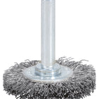 KS TOOLS Rostfreie Stahldrahtbürstenscheibe 0,3mm, Ø 75mm ( 340.0037 ) - Toolbrothers