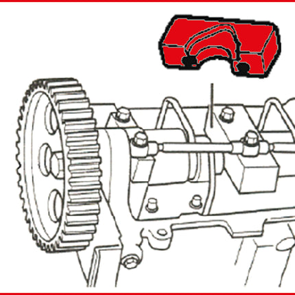 KS TOOLS Motoreinstell-Werkzeug-Satz für Fiat, 4-tlg Brava, Bravo ( 400.0525 ) - Toolbrothers