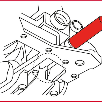 KS TOOLS Jeu d'outils de réglage moteur pour Nissan / Opel / Renault, 15 pcs ( 400.0750 )