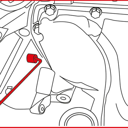 KS TOOLS Jeu d'outils de réglage moteur pour BMW / Mini / PSA, 7 pcs moteurs 1,4 ( 400.0875 )