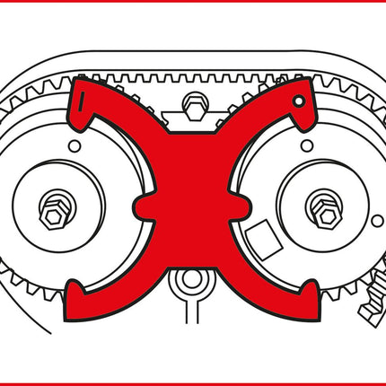 KS TOOLS Motoreinstell-Werkzeug-Satz für Ford, 5-tlg C-Max ( 400.0900 ) - Toolbrothers