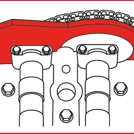KS TOOLS Jeu d'outils de réglage moteur pour BMW / Mini, 6 pcs ( 400.1225 )