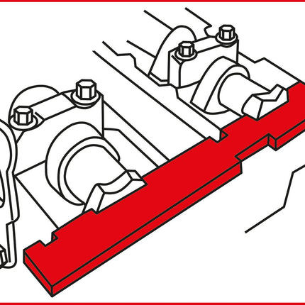 KS TOOLS Jeu d'outils de calage universels pour pompes d'injection de moteurs à essence et diesel, 41 pcs ( 400.1950 )