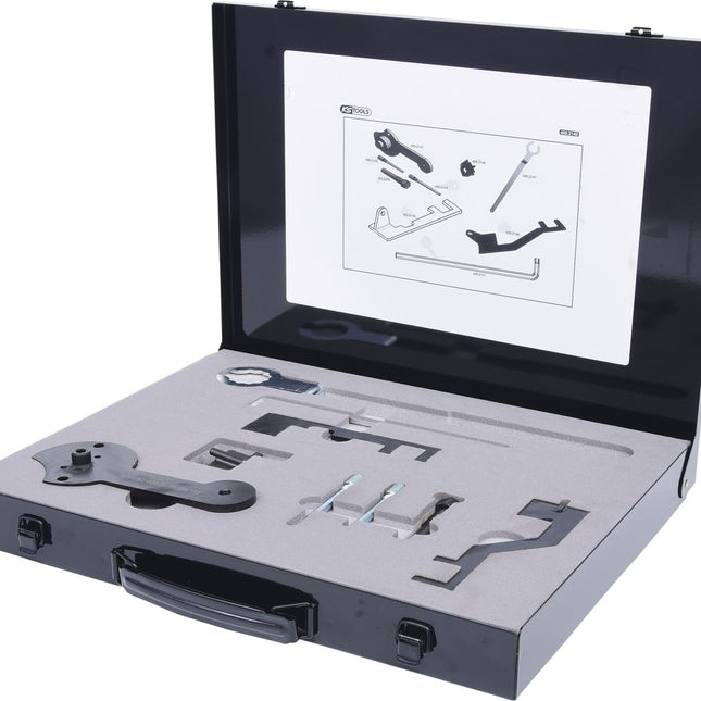 KS TOOLS Jeu d'outils de réglage moteur pour VAG, 9 pcs, Audi, Seat, Škoda, Volkswagen ( 400.2140 )