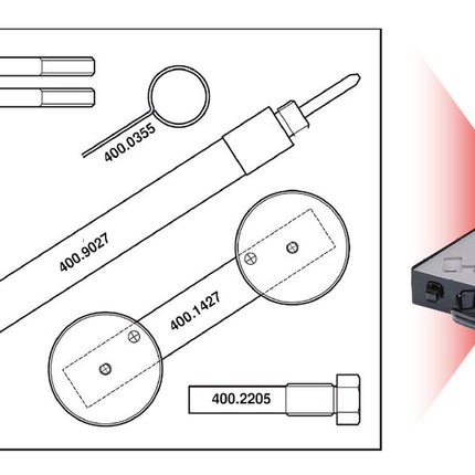 KS TOOLS Motoreinstell-Werkzeug-Satz für VAG, 7-tlg Audi A3, VW ( 400.2200 ) - Toolbrothers