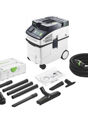 Festool CLEANTEC CT 25 E Absaugmobil 1200 W 25 l ( 577498 ) + RS-ST D 27/36-Plus Reinigungsset ( 577257 ) - Toolbrothers