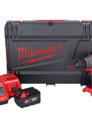 Milwaukee M18 FPD3-501X Akku Schlagbohrschrauber 18 V 158 Nm Brushless + 1x Akku 5,0 Ah + Ladegerät + HD Box - Toolbrothers