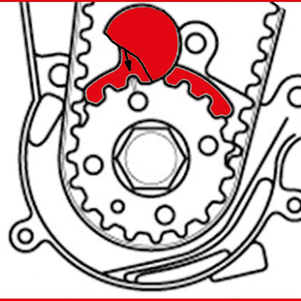 KS TOOLS Jeu d'outils de réglage moteur pour VAG, 7 pcs universel ( 400.2700 )