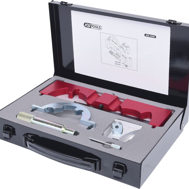 KS TOOLS Jeu d'outils de réglage moteur pour GM / Opel, 7 pcs ( 400.4200 )