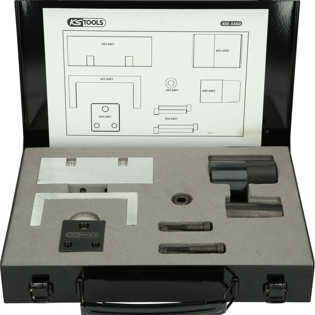 KS TOOLS Motoreinstell-Werkzeug-Satz für Ford / Volvo, 10-tlg ( 400.4460 ) - Toolbrothers