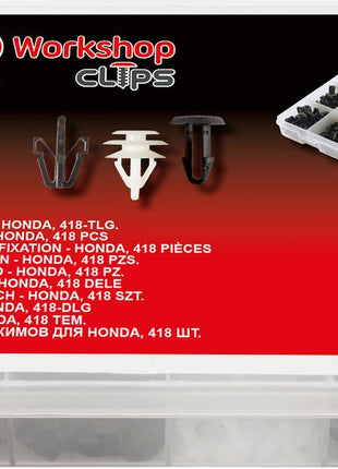 KS TOOLS Befestigungs-Clip-Satz für Honda, 418-tlg ( 420.0350 ) - Toolbrothers