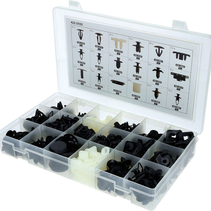 KS TOOLS Befestigungs-Clip-Satz für Nissan, 408-tlg ( 420.0550 ) - Toolbrothers