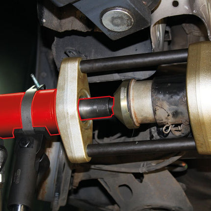 KS TOOLS Druck- und Zug-Hydraulikzylinder-Satz, 22t, 10-tlg ( 440.0010 ) - Toolbrothers