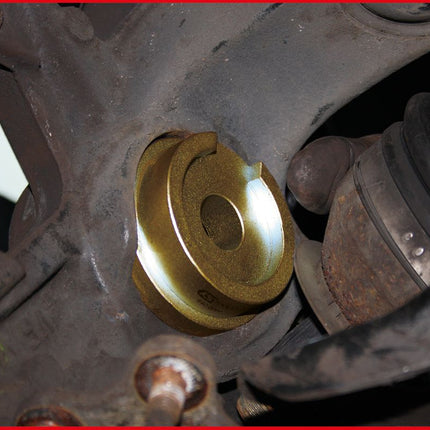 KS TOOLS Jeu de plaques de maintien de montage pour VW / Audi / Seat / Škoda, 2 pcs ( 440.0064 )