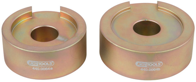 KS TOOLS Jeu de plaques de maintien de montage pour VW / Audi / Seat / Škoda, 2 pcs ( 440.0064 )