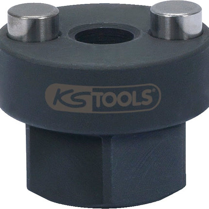 KS TOOLS Blattfederbolzen-Stecknuss für Volvo, 27mm ( 450.0242 ) - Toolbrothers