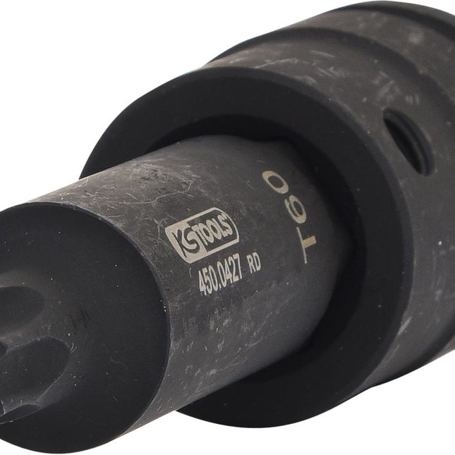 KS TOOLS 3/4" Kraft-Bit-Stecknuss Torx, lang, T60 ( 450.0441 ) - Toolbrothers