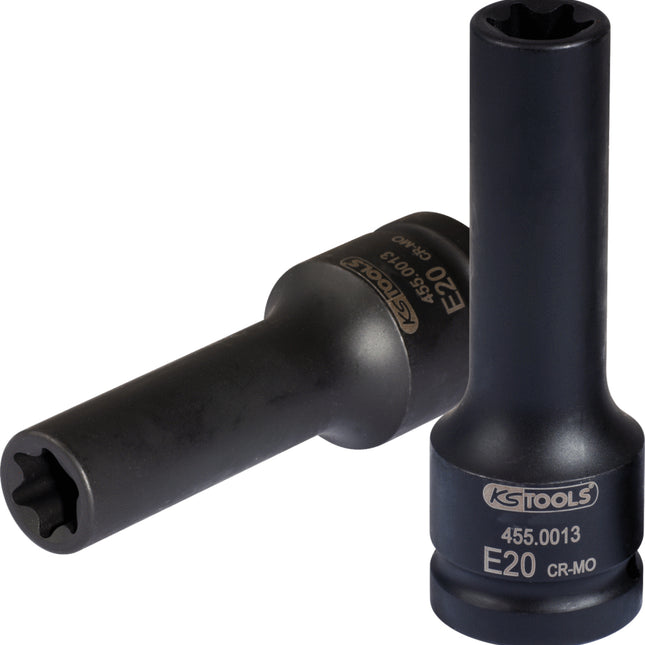 KS TOOLS 3/4" Kraft-Stecknuss Torx, lang, E20 ( 455.0013 ) - Toolbrothers