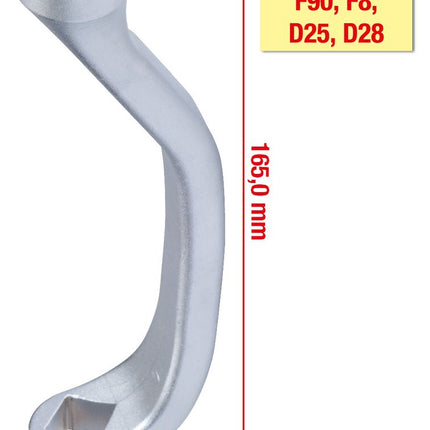 KS TOOLS Zylinderkopf-Schlüssel MAN, 1/2", E20 ( 455.0016 ) - Toolbrothers